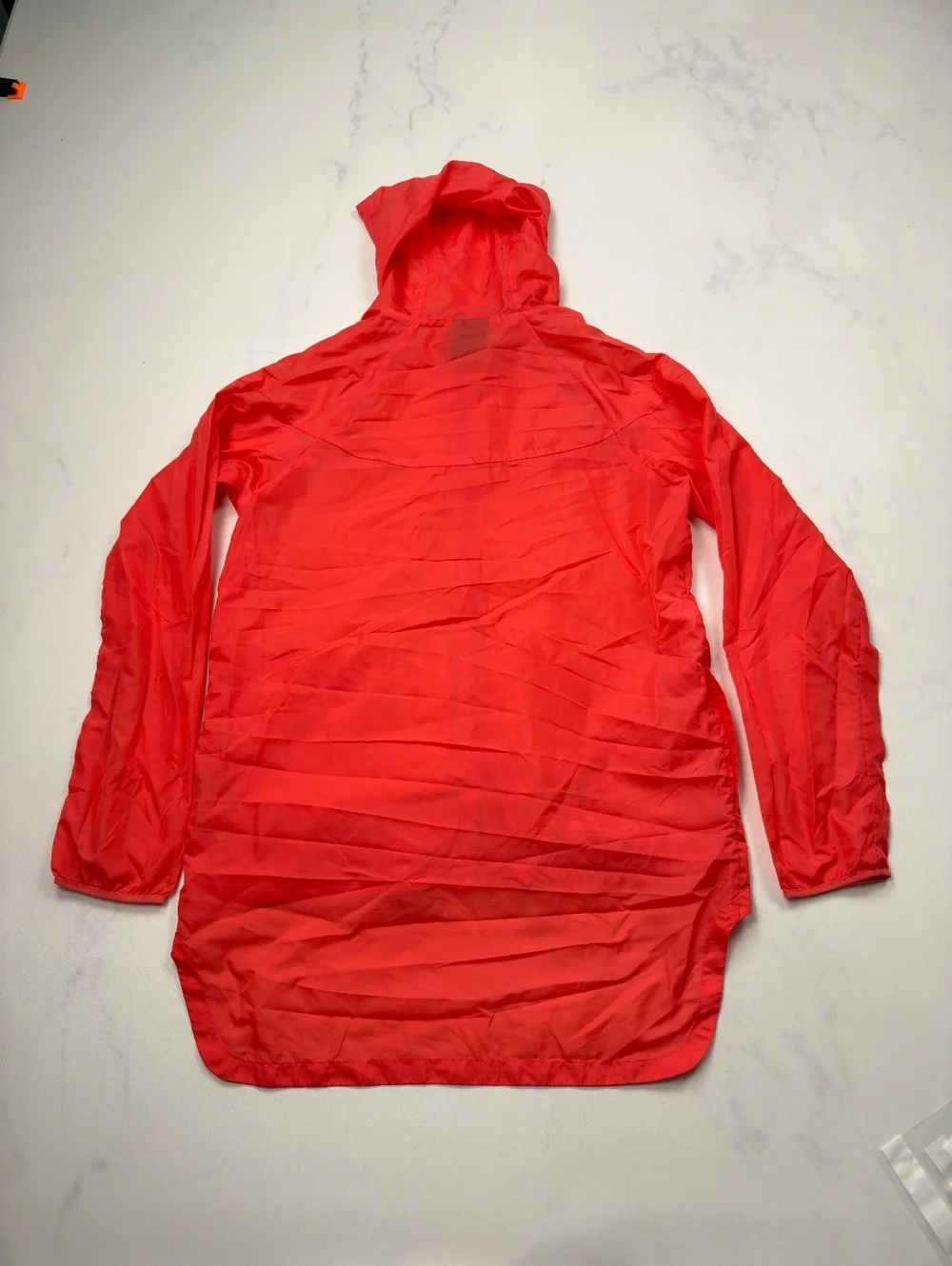 Nike Hooded Windbreaker Red / Orange Lightweight Jacket - Boys XL